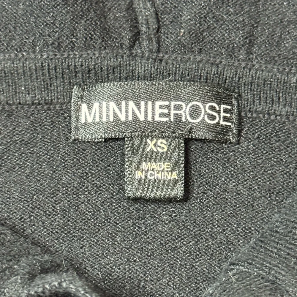 Minnie Rose Embellished Skull Hooded Sweater size XS
